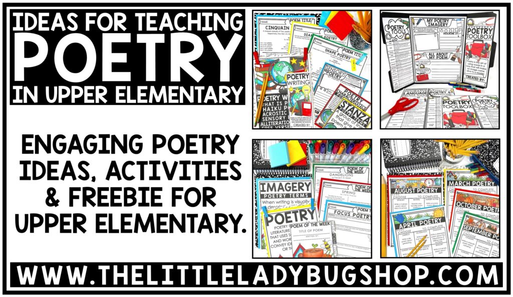 5 Poetry Activities for Upper Elementary Students