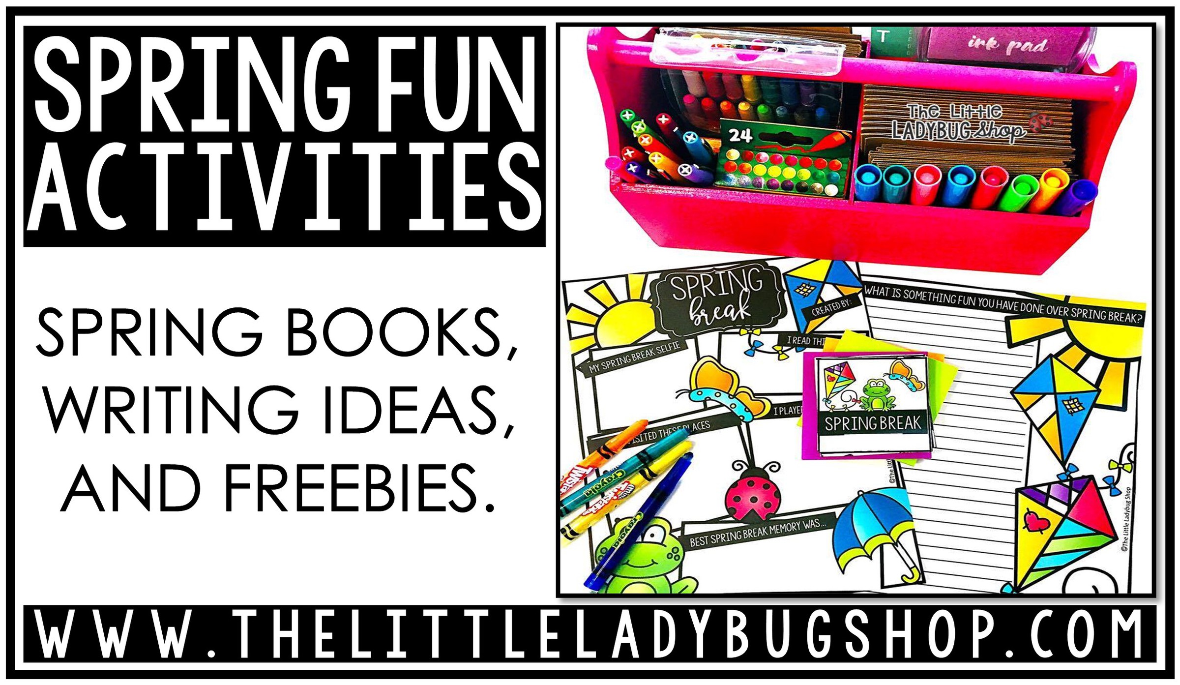 Spring activities, books and freebie