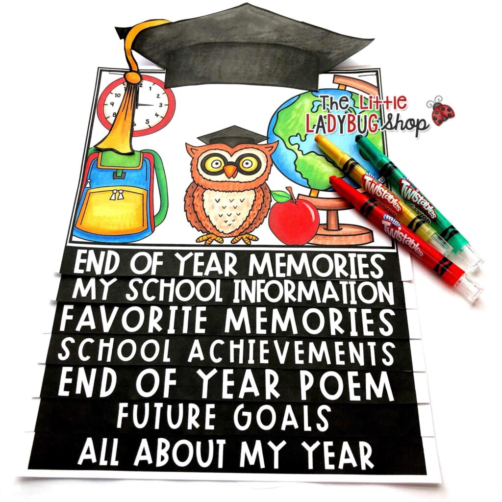 End of Year Activities Memory Book