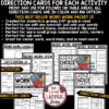 Word Work Activities and Spelling Vocabulary Worksheets