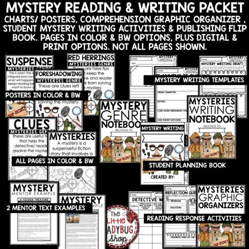 Mystery Genre Reading Writing Unit