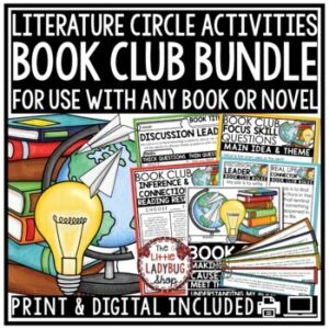 Book Club Activities Literature Circles Reading Response Talks Question-1