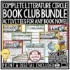 Book Club Activities: Literature Circles for any Book, Reading Response Sheets