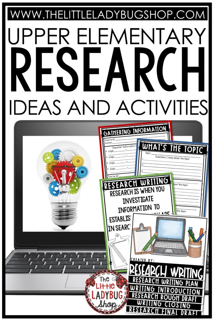 Teaching Research Writing in Upper Elementary