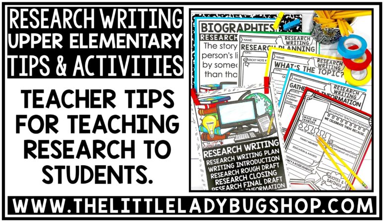 Teaching Research Writing in Upper Elementary