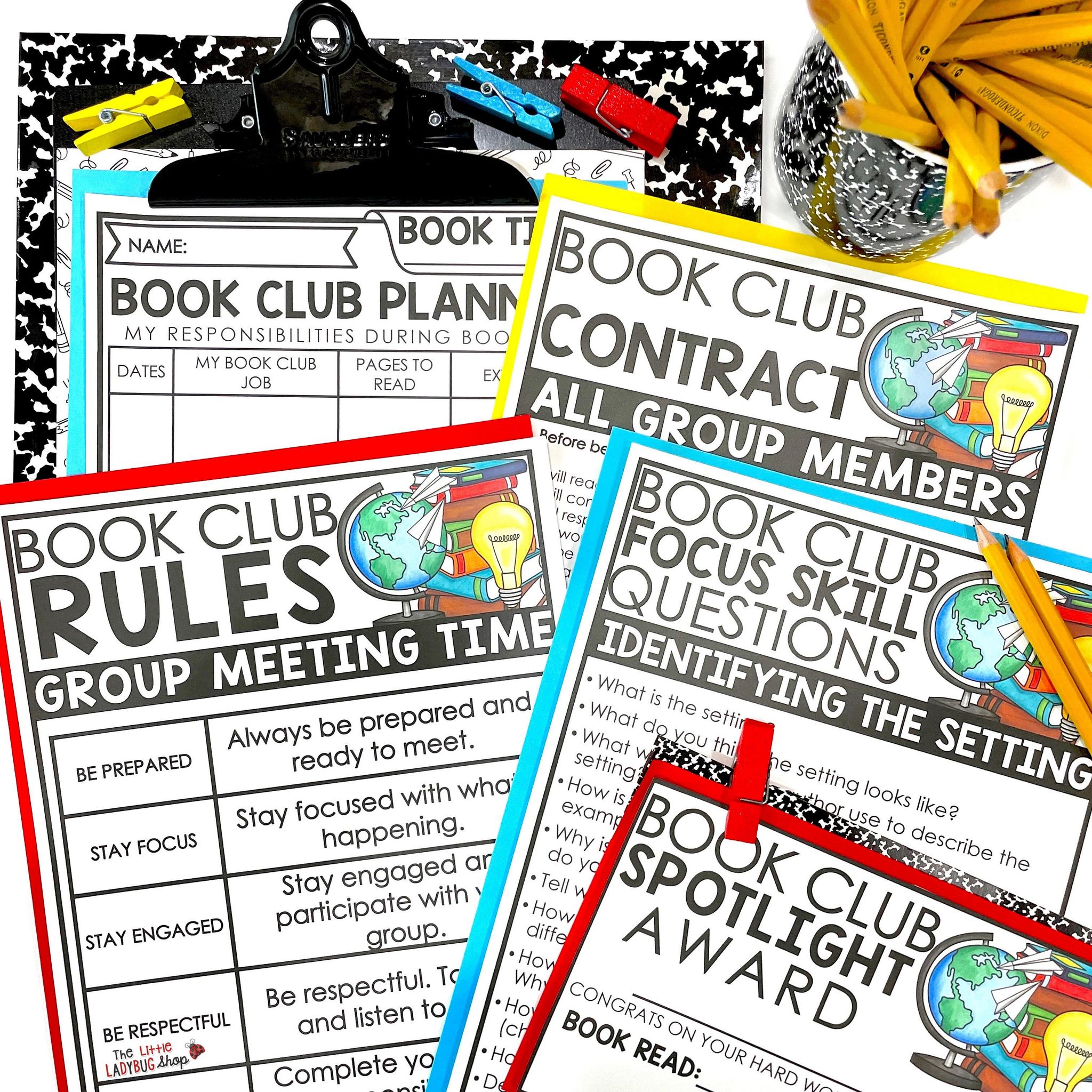 Book Clubs and Literature Circles Activities in Upper Elementary
