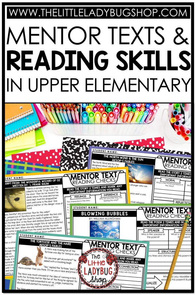Mentor Texts to Teach Comprehension Strategies