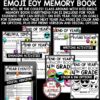 Emoji Theme End of Year Memory Book 4th Grade