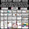 Emoji Theme End of Year Memory Book 2nd Grade