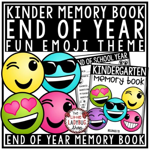 Emoji End of Year Memory Book Kinder