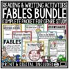 Fables Unit Reading Passages Writing Graphic Organizers