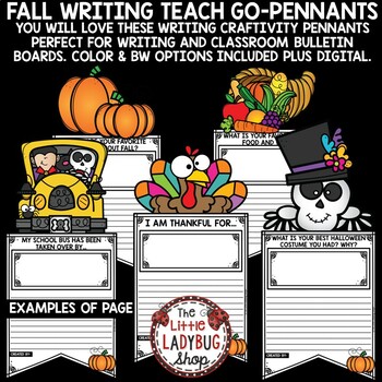 Fall Writing Prompts Bulletin Board