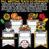 Halloween Thanksgiving Fall Writing Prompts Bulletin Board