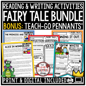 Fairy Tale Reading Passages Activities Writing Fairy Tales Graphic Organizers
