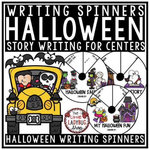 Halloween Writing Center Activities - Halloween Safety, Scary Story