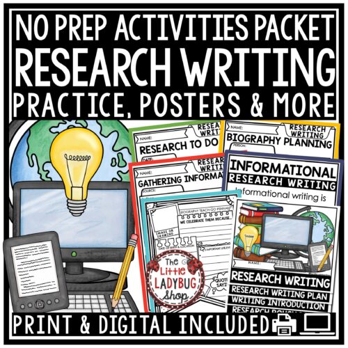 Research Writing Activities Practice
