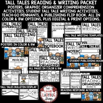 Tall Tales Reading & Writing Packet