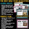 New Years Resolutions Goal Setting Bulletin Board