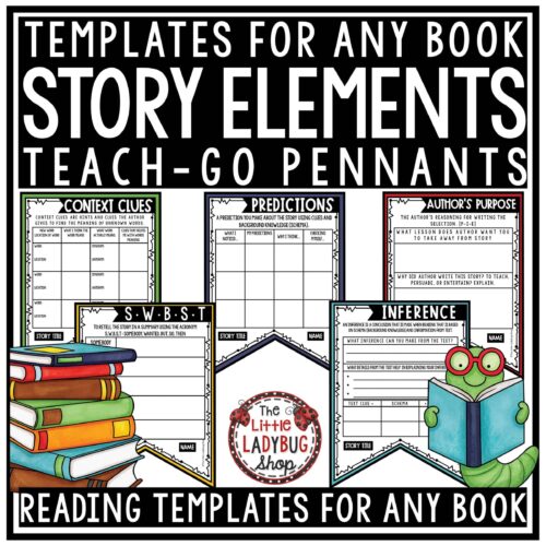 Reading Strategy Story Elements Graphic Organizers