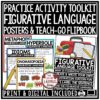 Figurative Language Activities Worksheets Anchor Chart Posters 3rd 4th 5th grade