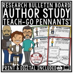 Author Study of the Month Research Activities Beverly Cleary Mo Willems-1