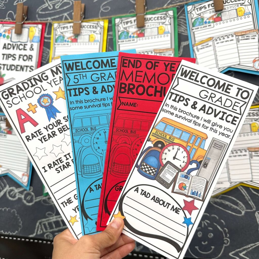 End of the Year Activity: Meaningful Advice for Future Students