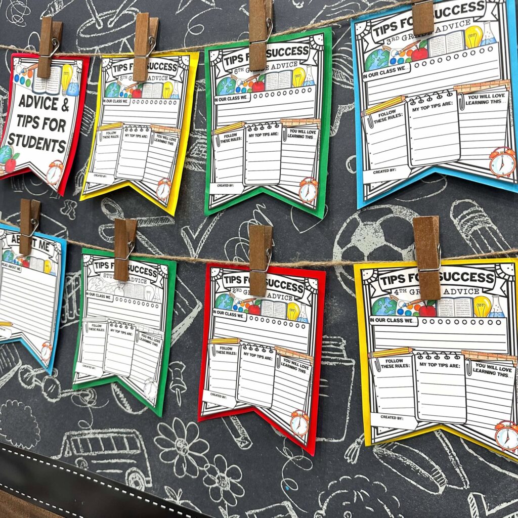End of the Year Activity: Meaningful Advice for Future Students