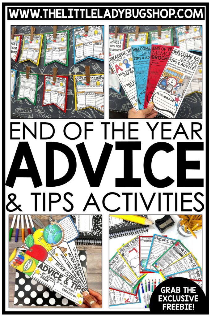 End of the Year Activity: Meaningful Advice for Future Students