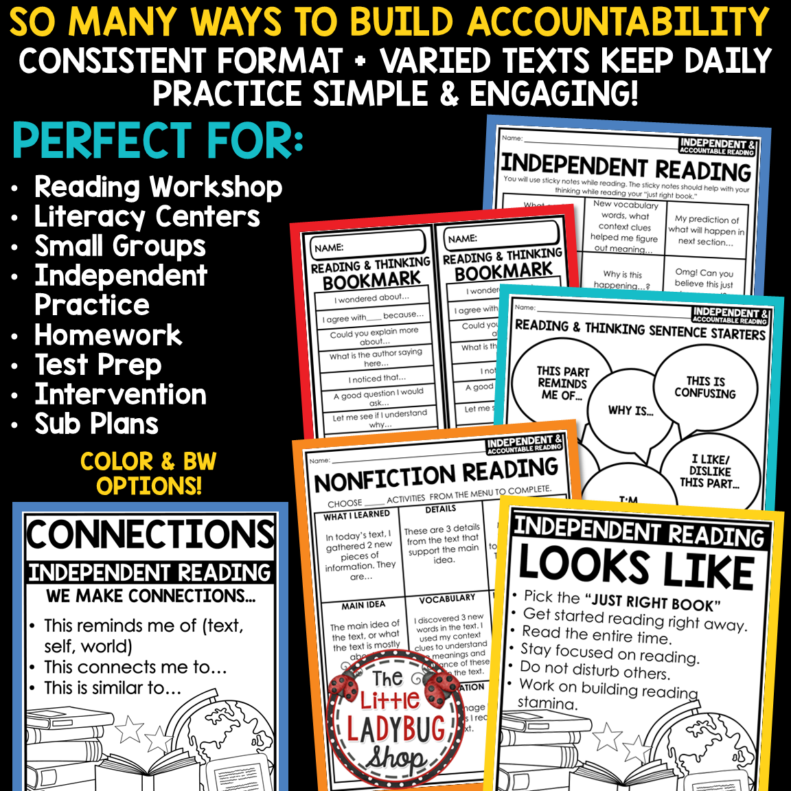Accountable Talk Stems Posters Small Group Activity Independent Reading Response