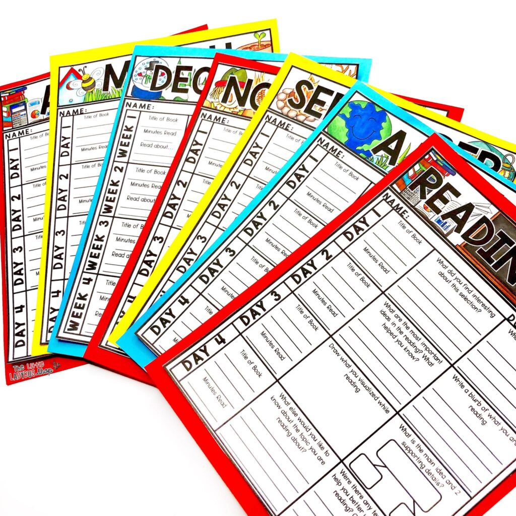 Using Fiction & Nonfiction Reading Logs in Upper Elementary