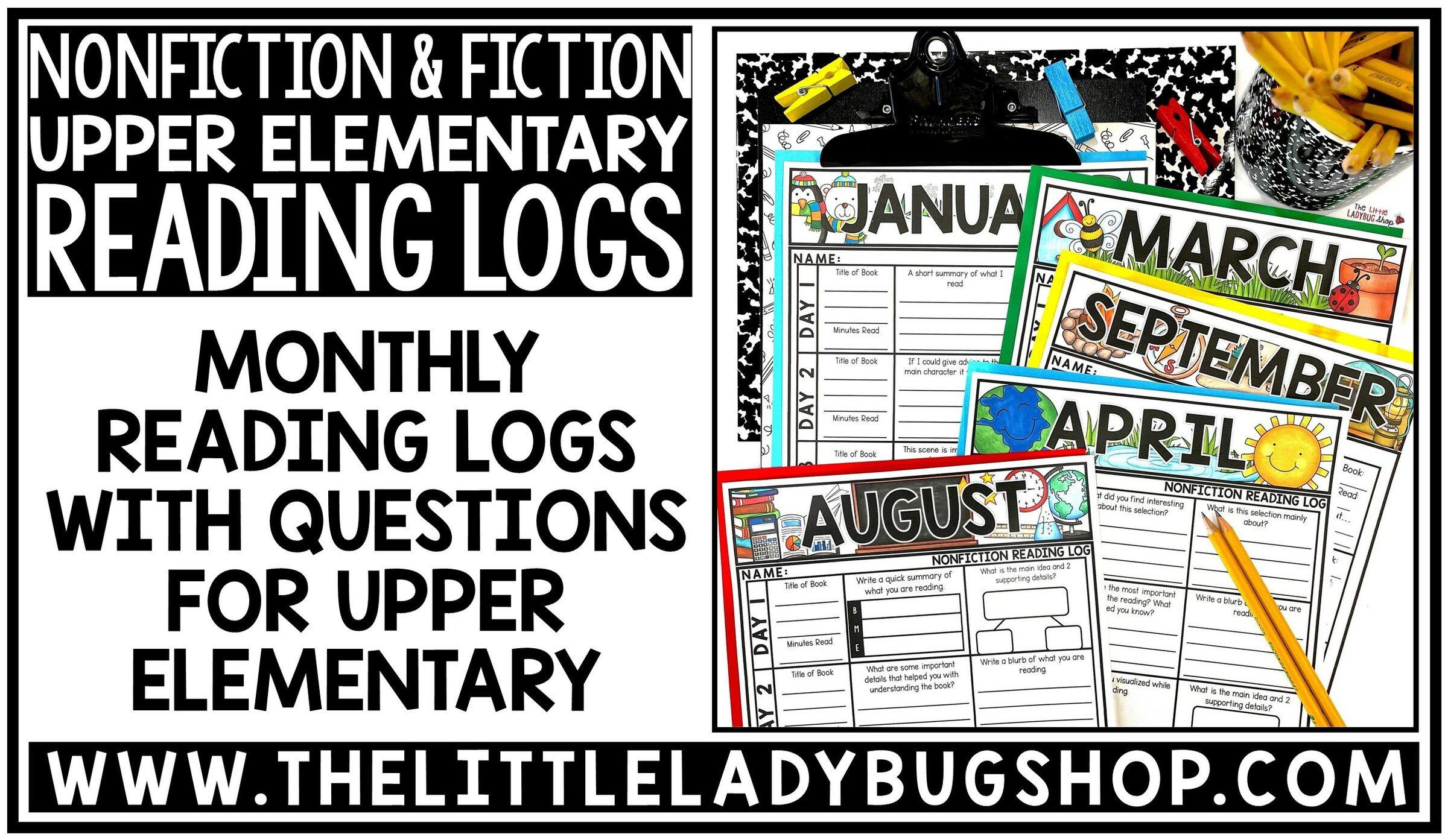 Engaging Read Alouds for Upper Elementary - The Little Ladybug Shop %