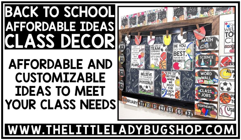 affordable Classroom Decoration Ideas for Elementary Teachers