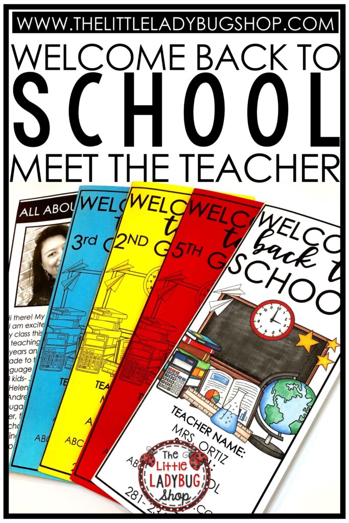 Meet the Teacher Templates