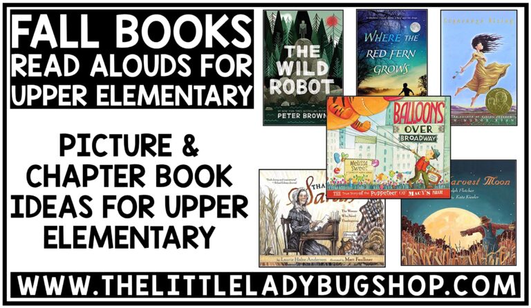 Fall Read Aloud Books for Upper Elementary