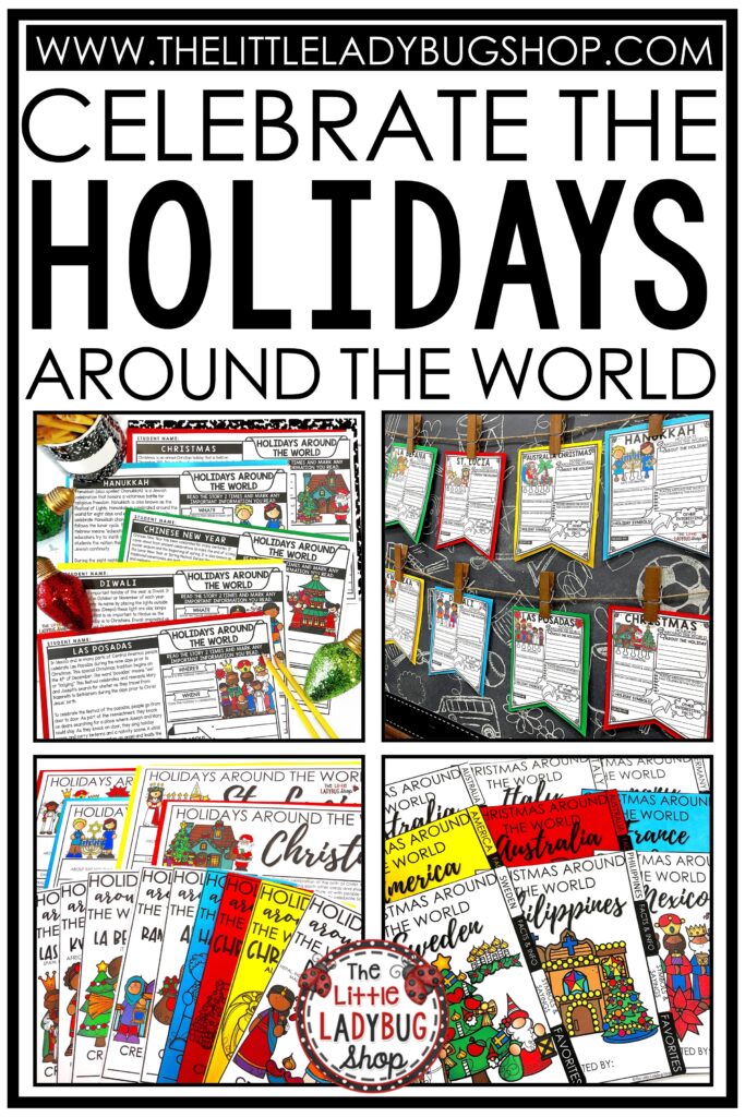 Holidays Around the World Activities for Upper Elementary
