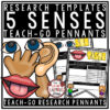 5 Senses Worksheets Poster Teach- Go Pennants™ Five Senses Activities