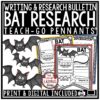 All About Bats Research Templates Project Bulletin Board Idea