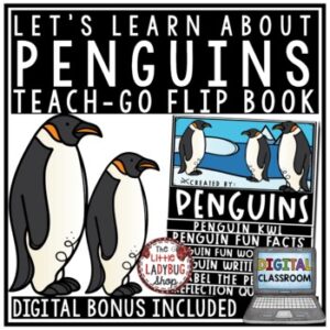 All about Penguins Writing Activities Winter Animals, January Bulletin Board
