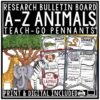 Animals Dinosaurs Research Activity Project Templates End of Year Bulletin Board-4