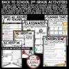 Back to School Activities 2nd Grade All About Me First Day Beginning of the Year-3