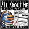 Back to School Activity 3rd Grade: All About Me Poster & Beginning of the Year