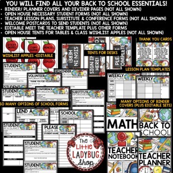 Back to School Letters and Forms Open House Editable Meet the Teacher Planner-2