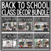 Back to School Theme Decor Bulletin Board Editable Meet the Teacher Newsletter-1