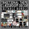 Back to School Theme Decor Bulletin Board Editable Meet the Teacher Newsletter-2
