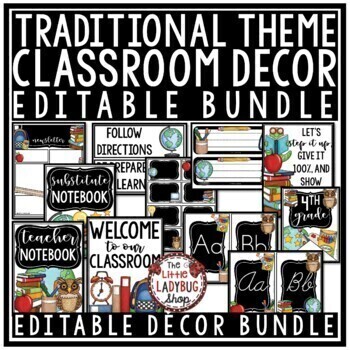 Back to School Theme Decor Bulletin Board Editable Meet the Teacher Newsletter-2
