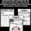 Biomes Ecosystems Research Templates Activity Project Science Bulletin Board-3
