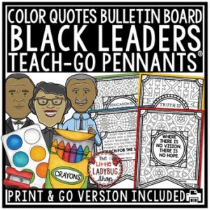 Black History Month Quotes Bulletin Board Pennants