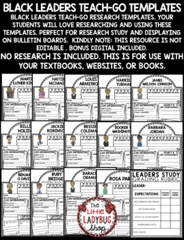 Black History Month Research Writing Activities, Biography Report Bulletin Board-2