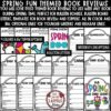 Book Review Template Spring Bulletin Board & Book Report Google Slides - Image 3