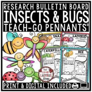 Bugs and Insects Research Teach-Go Pennants